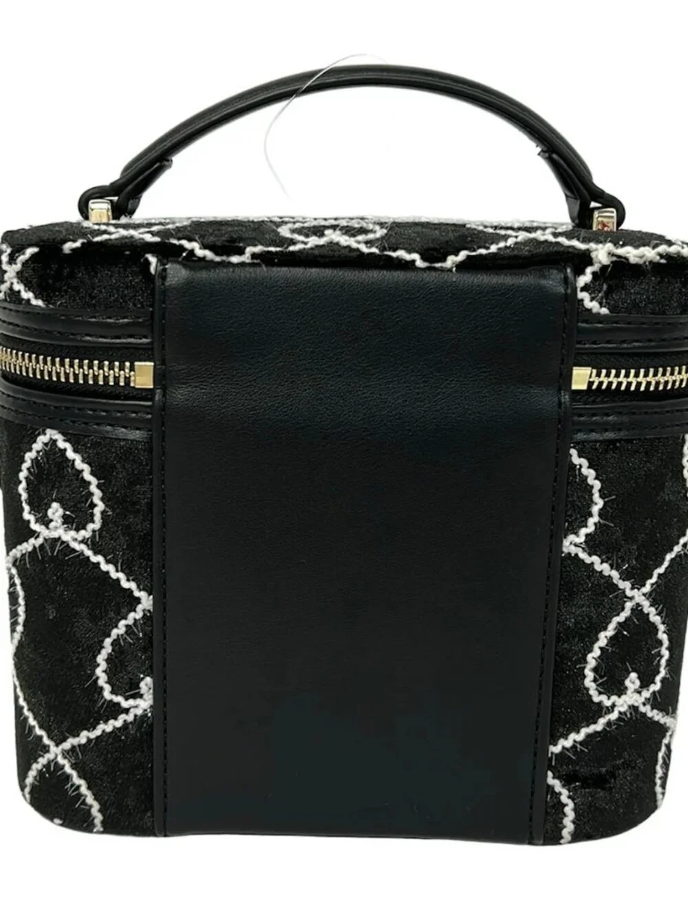 Samantha Vega Kuromi Collection Black White Polyester Vanity Bag